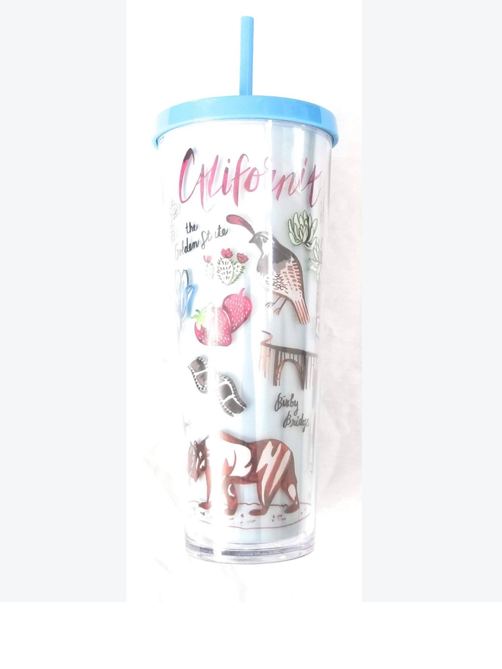 Starbucks California 24oz Venti Cold Cup Traveler Tumbler